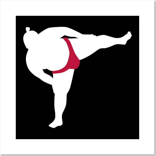 Sumo Wrestler Wall Art by Designzz